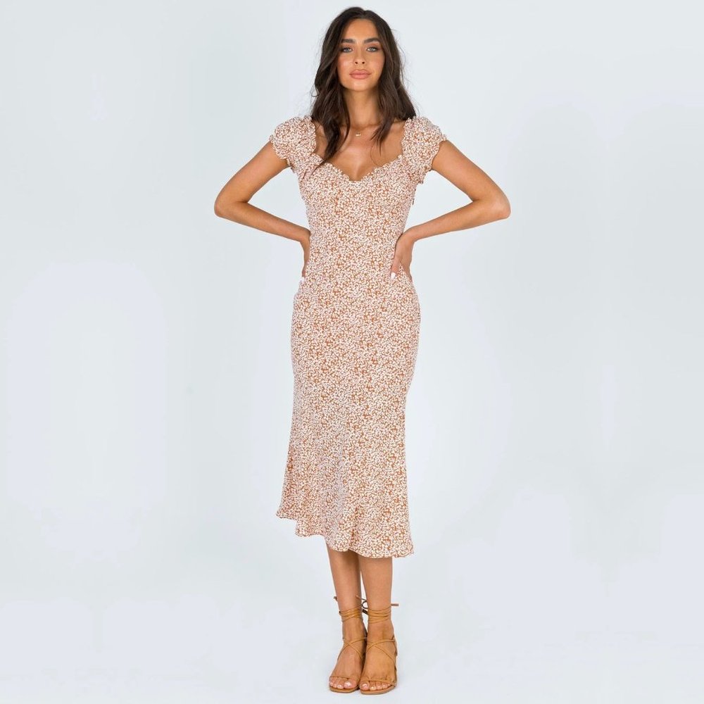 Princess Polly Just Like Heaven Midi Dress